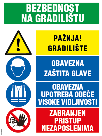 Stickershop – Bezbednost na gradilištu 45x60
