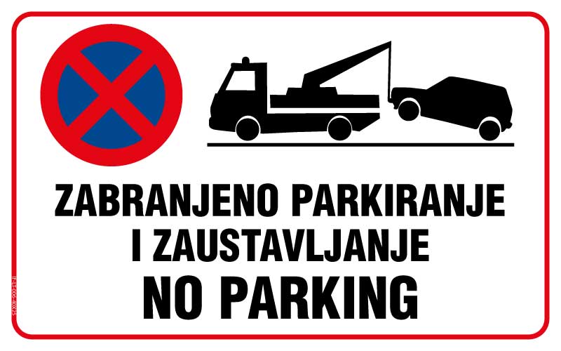 Stickershop - Zabranjeno parkiranje