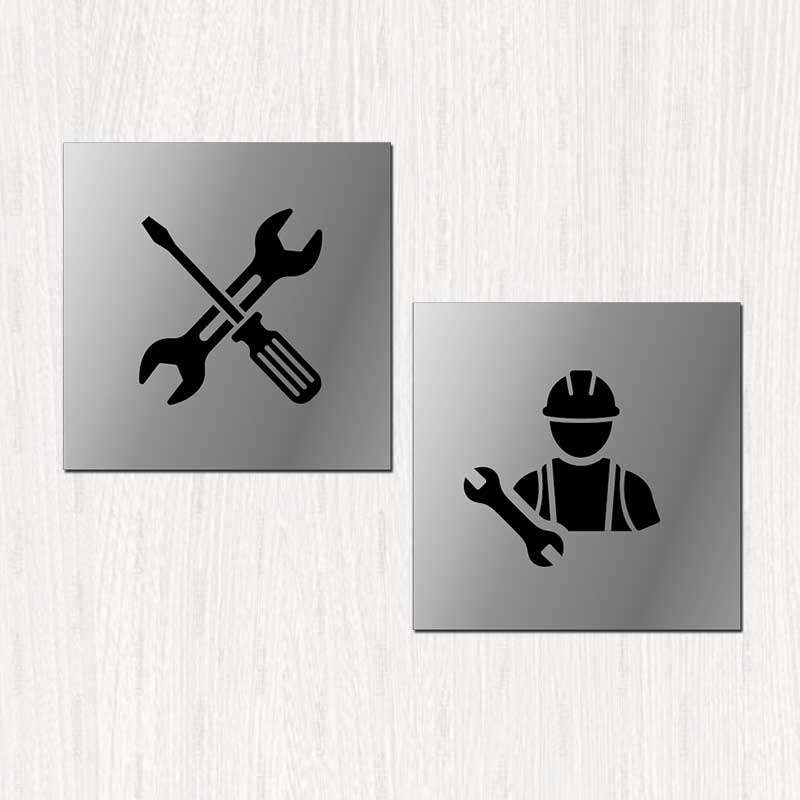 Stickershop - Alat — piktogram nalepnica ili tablica 15×15 cm