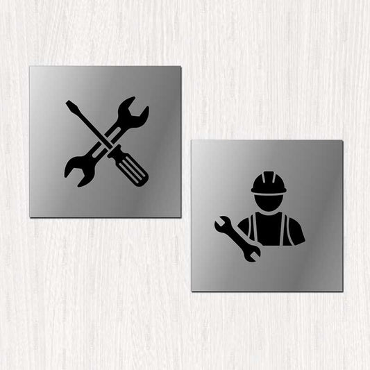 Stickershop - Alat — piktogram nalepnica ili tablica 15×15 cm