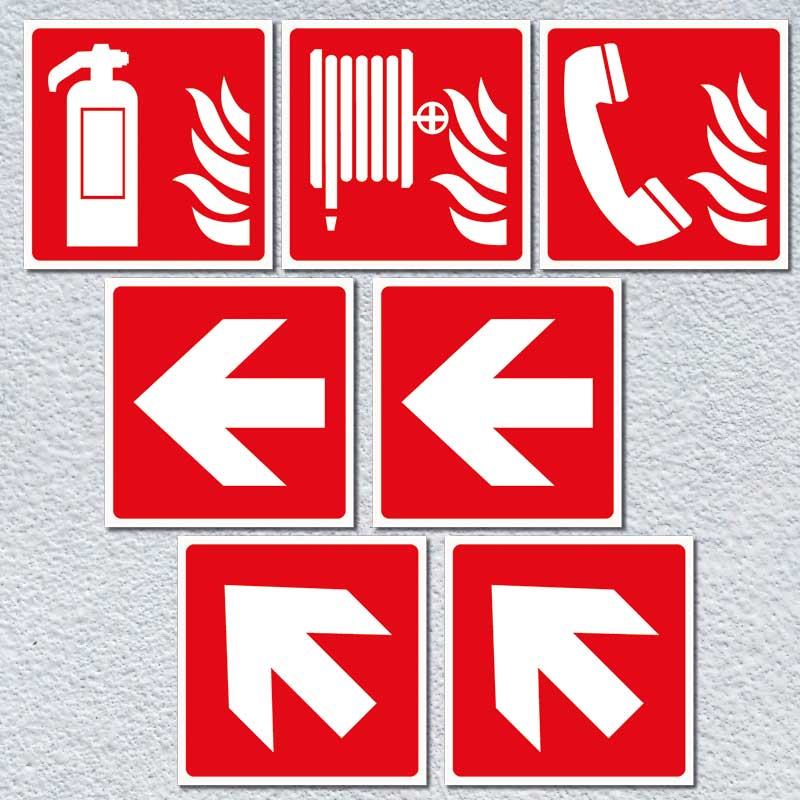 Stickershop - Požarno — piktogram nalepnica ili tablica 15×15 cm