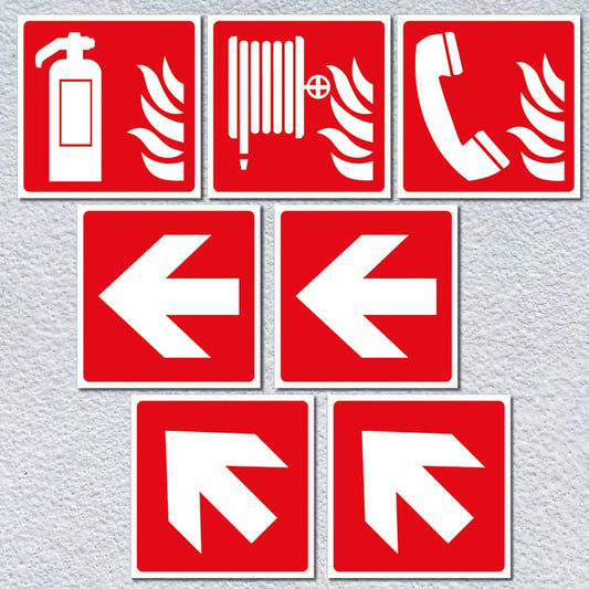 Stickershop - Požarno — piktogram nalepnica ili tablica 15×15 cm