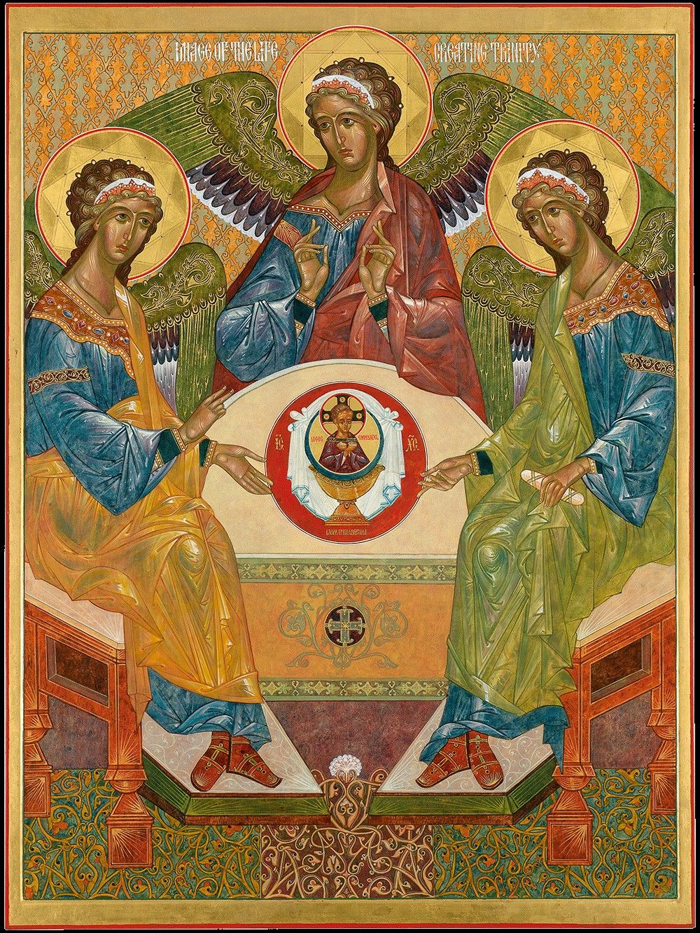 Sveta Trojica Duhovi poklon za slavu podmetac za case