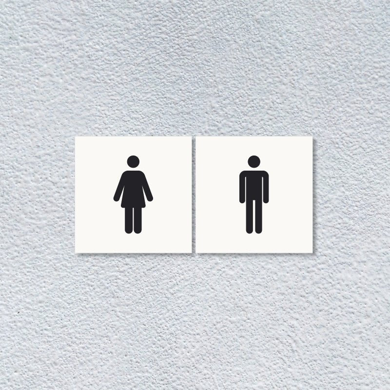 Stickershop - Toalet — piktogram nalepnica ili tablica 15×15 cm
