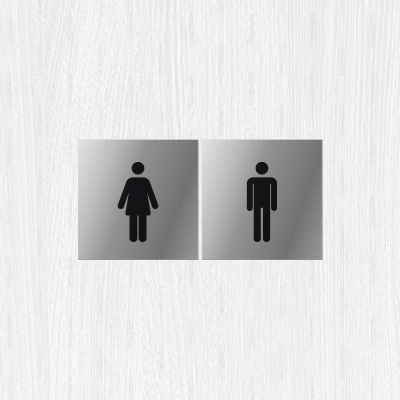 Stickershop - Toalet — piktogram nalepnica ili tablica 15×15 cm
