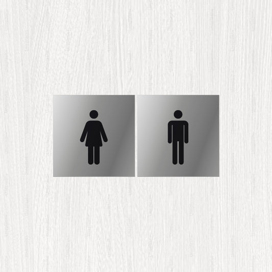 Stickershop - Toalet — piktogram nalepnica ili tablica 15×15 cm