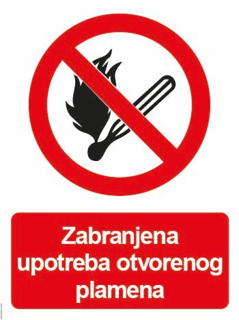 Stickershop – Zabranjena upotreba otvorenog plamena