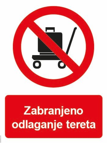 Stickershop – Zabranjeno odlaganje tereta