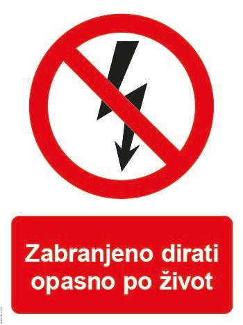 Stickershop – Zabranjeno dirati opasno po život