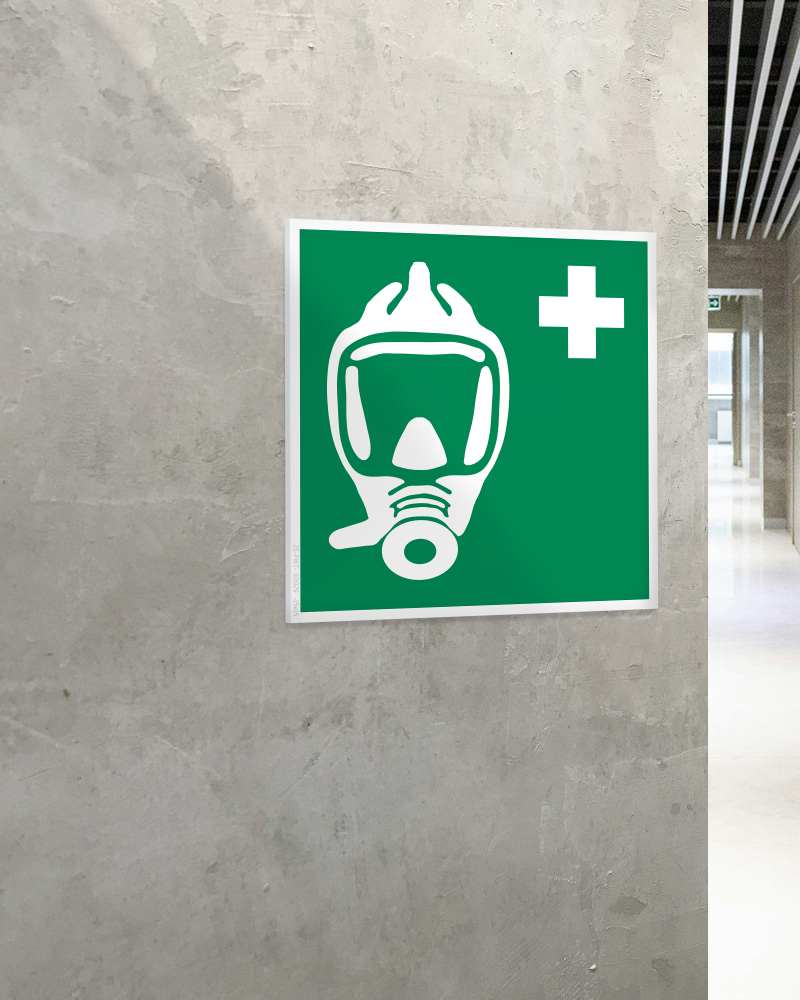 Stickershop - Aparat za disanje pri evakuaciji – ISO E029