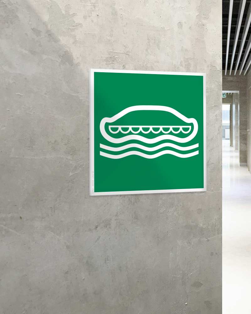 Stickershop - Čamac za spasavanje – ISO E036