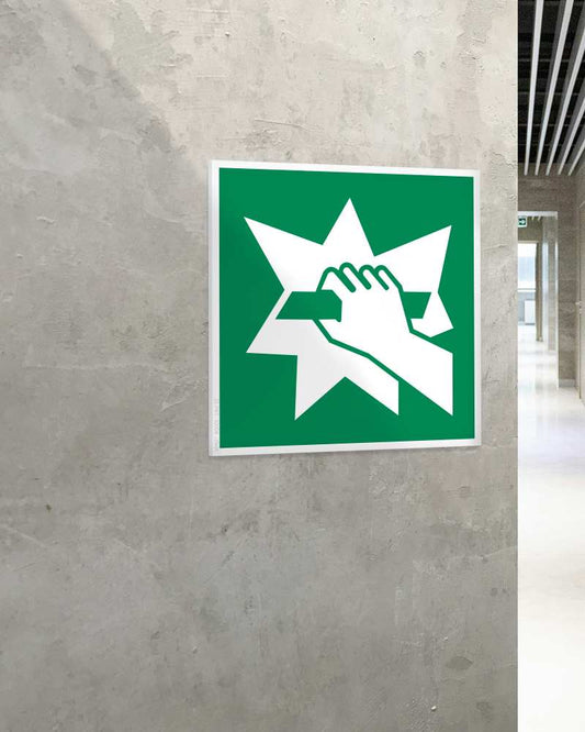 Stickershop - Razbiti staklo za pristup – ISO E008
